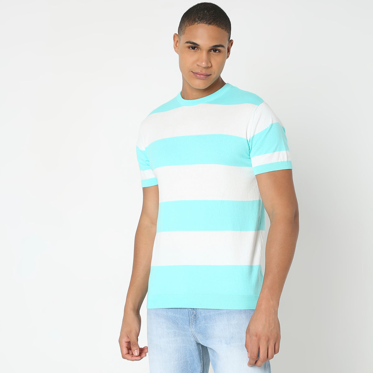 Regular Fit Striped T-Shirt