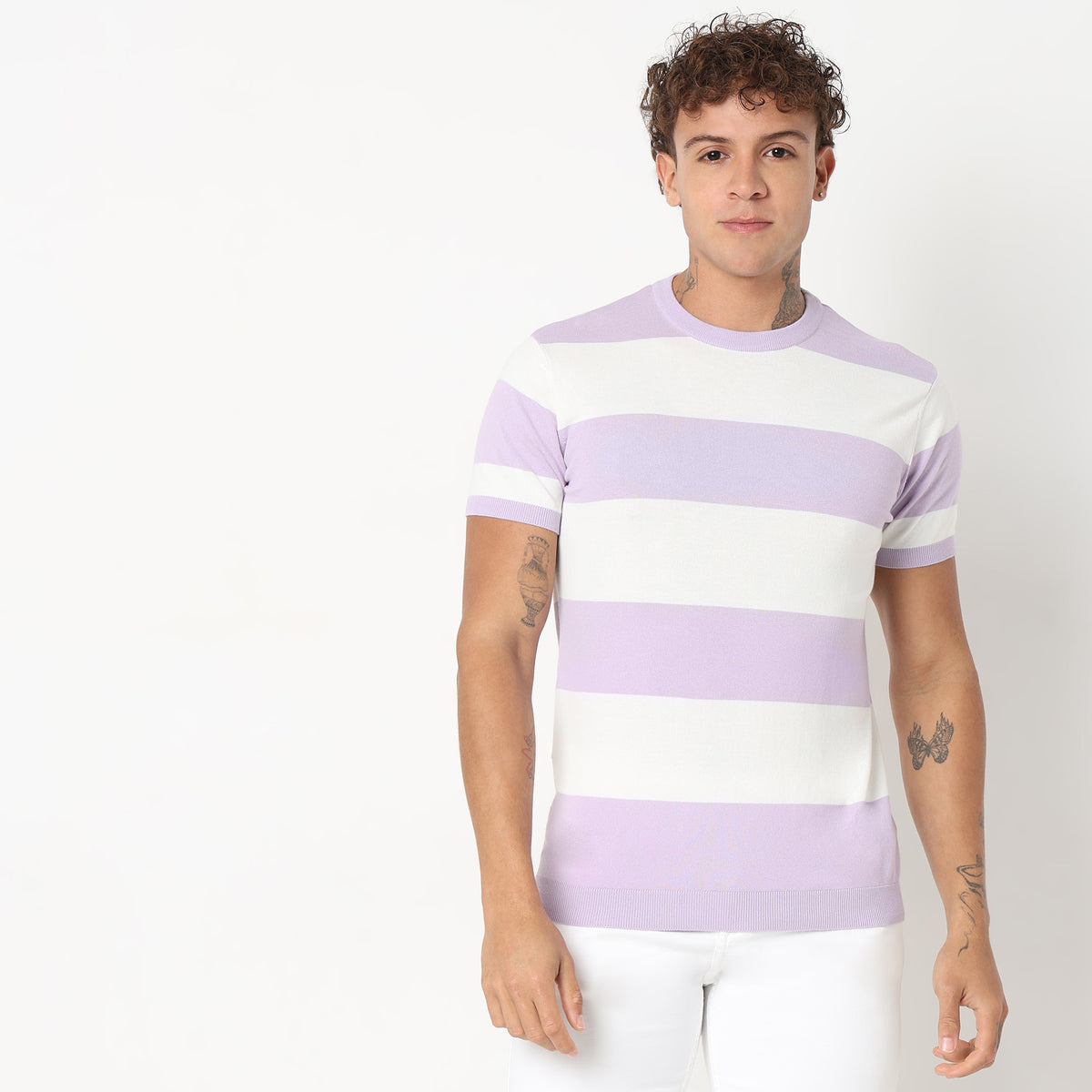 Regular Fit Striped T-Shirt