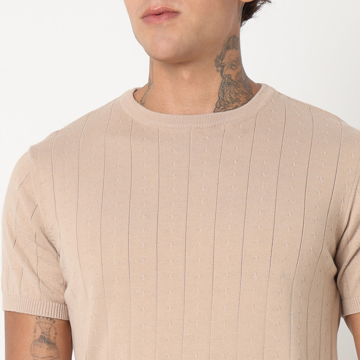 Regular Fit Structured T-Shirt