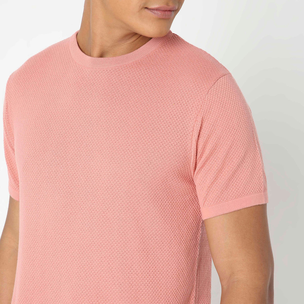 Regular Fit Structured T-Shirt