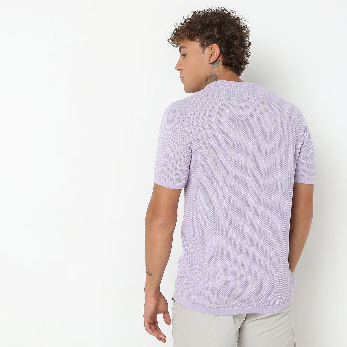 Regular Fit Structured T-Shirt