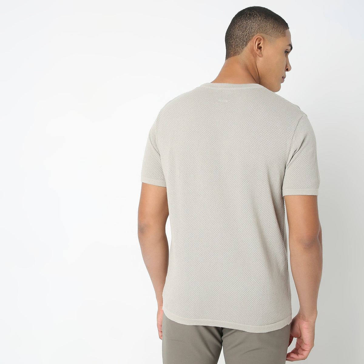 Regular Fit Structured T-Shirt