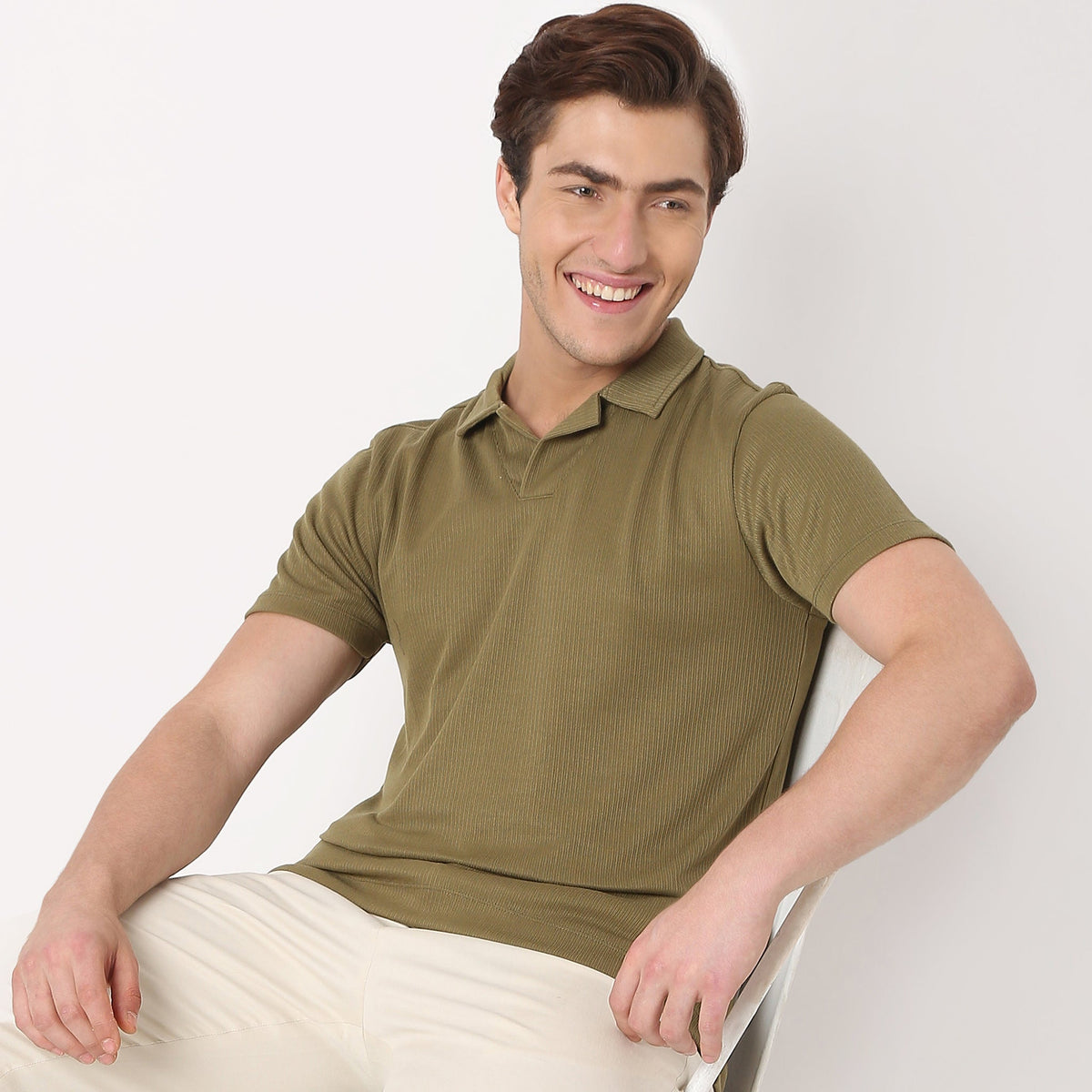 Regular Fit Structured T-Shirt