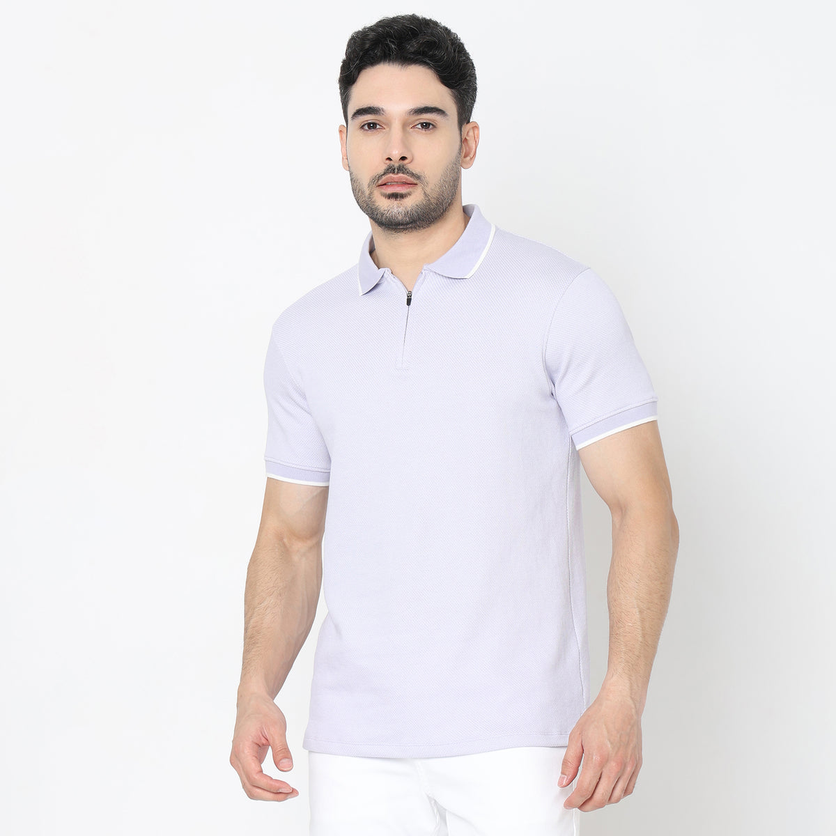 Regular Fit Structured T-Shirt