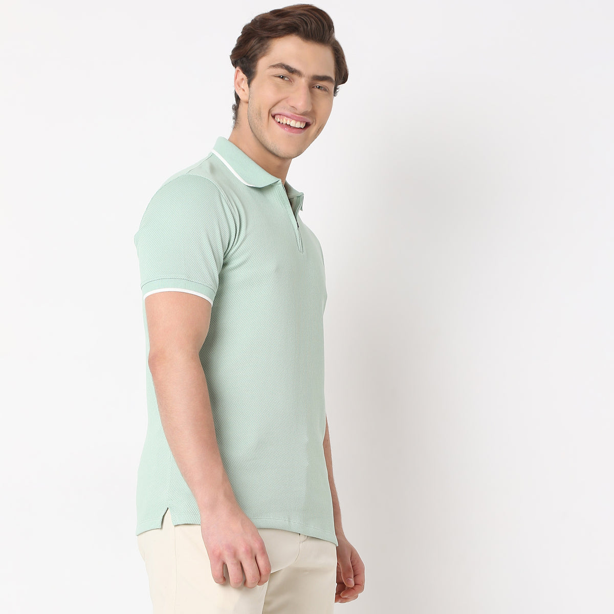 Regular Fit Structured T-Shirt