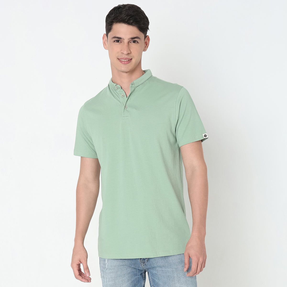 Regular Fit Structured Polo T-Shirt