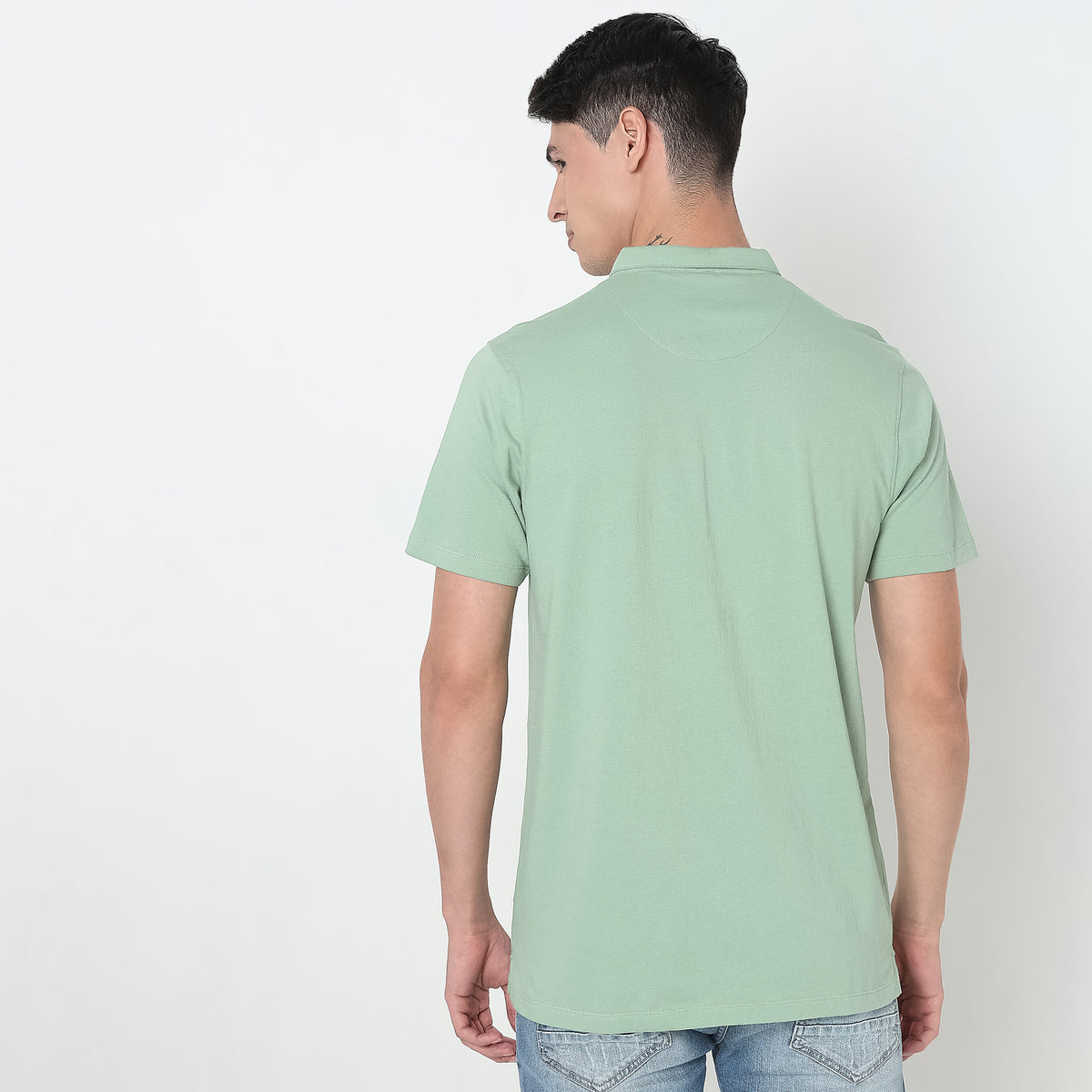 Regular Fit Structured Polo T-Shirt