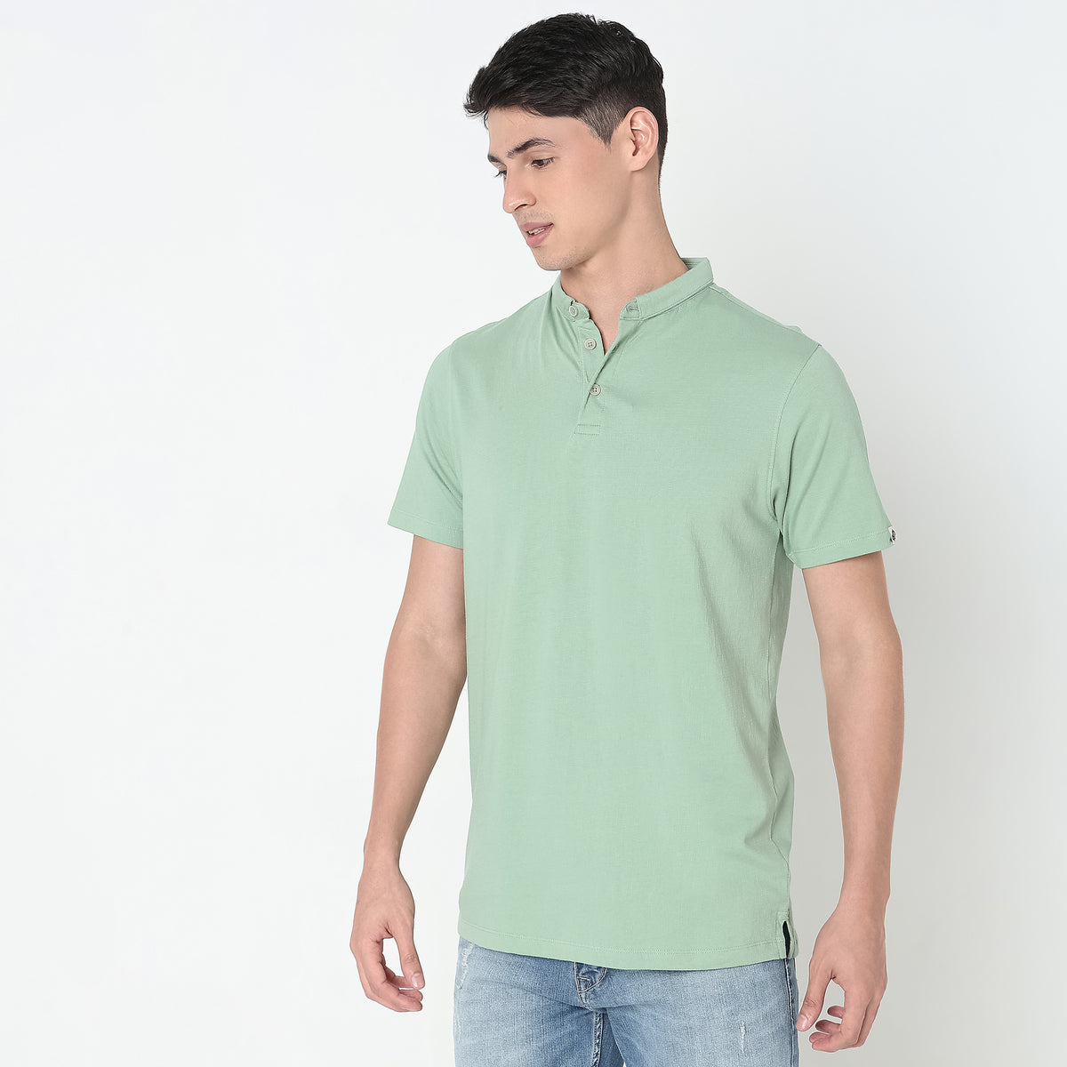 Regular Fit Structured Polo T-Shirt