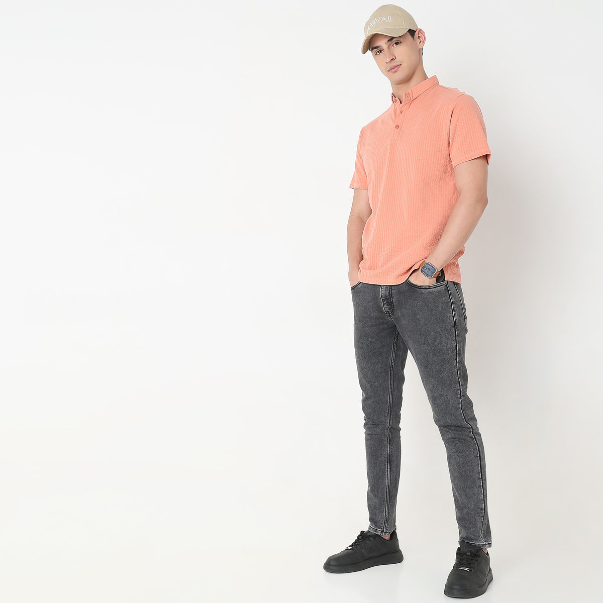 Regular Fit Structured Polo T-Shirt