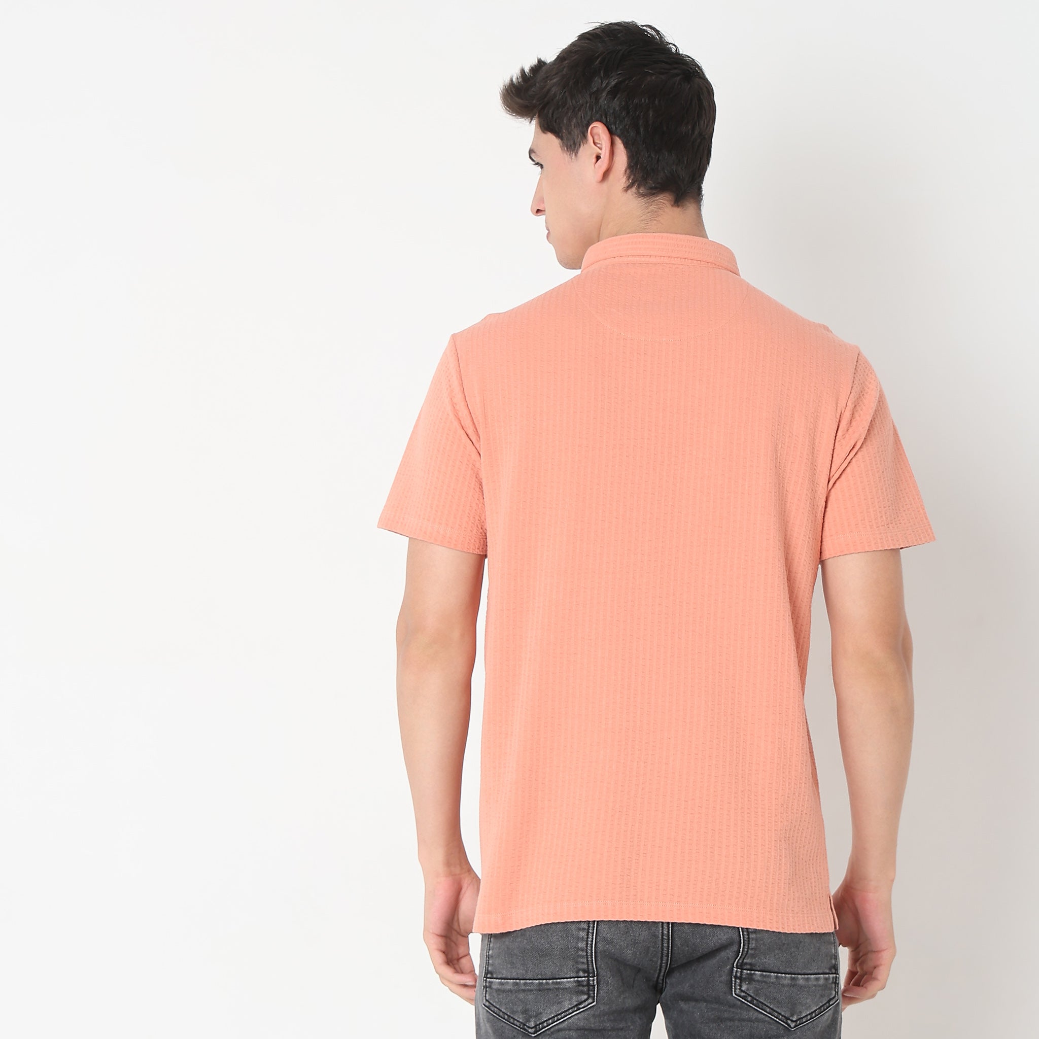 Regular Fit Structured Polo T-Shirt