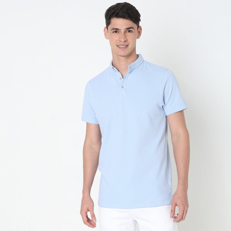 Regular Fit Structured Polo T-Shirt