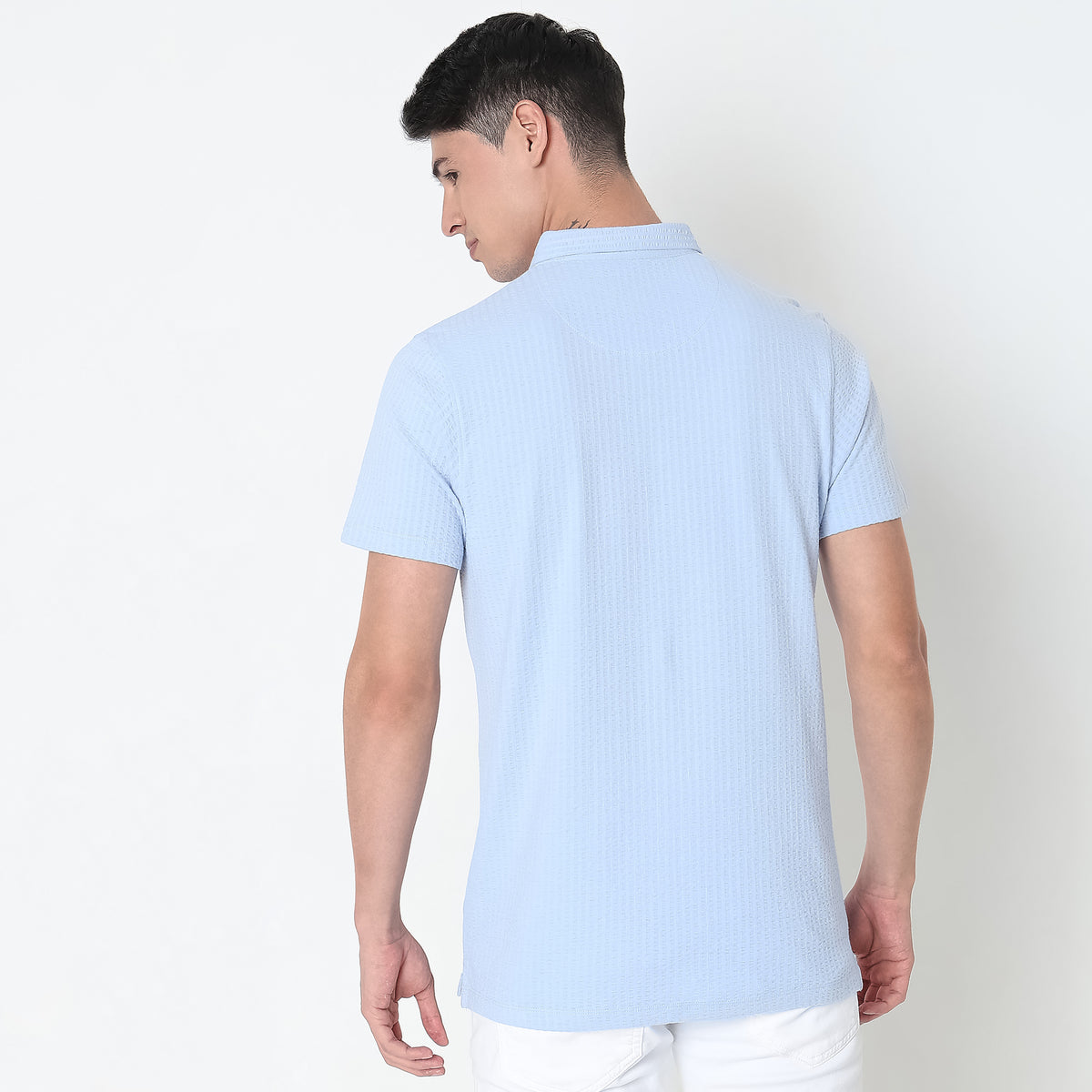 Regular Fit Structured Polo T-Shirt