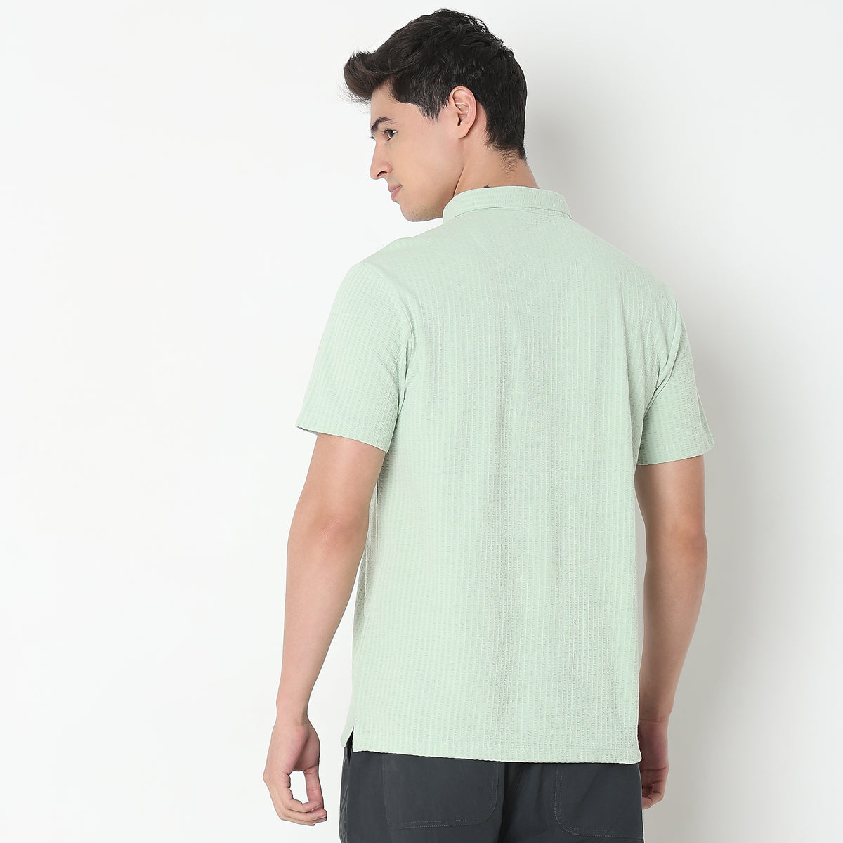 Regular Fit Structured Polo T-Shirt