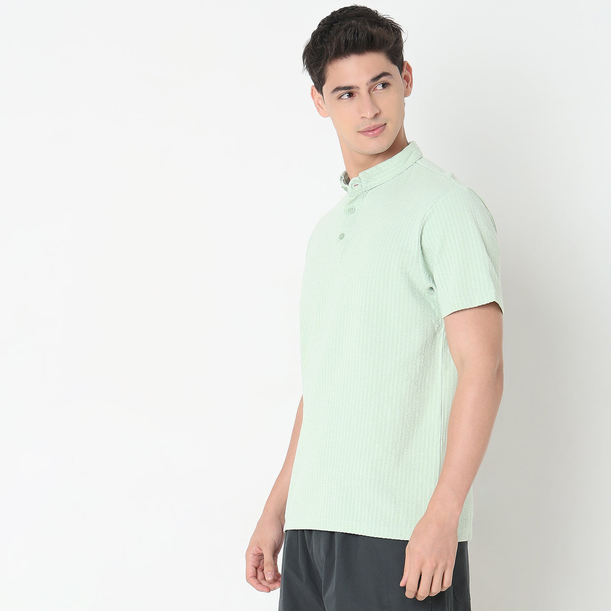 Regular Fit Structured Polo T-Shirt