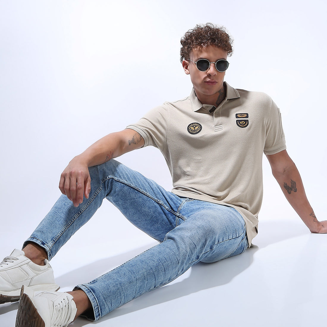 Regular Fit Solid Polo T-Shirt