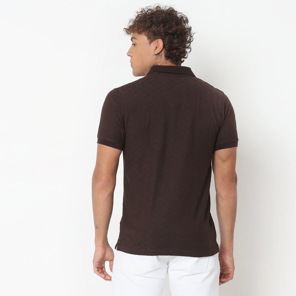 Regular Fit Structured Polo T-Shirt