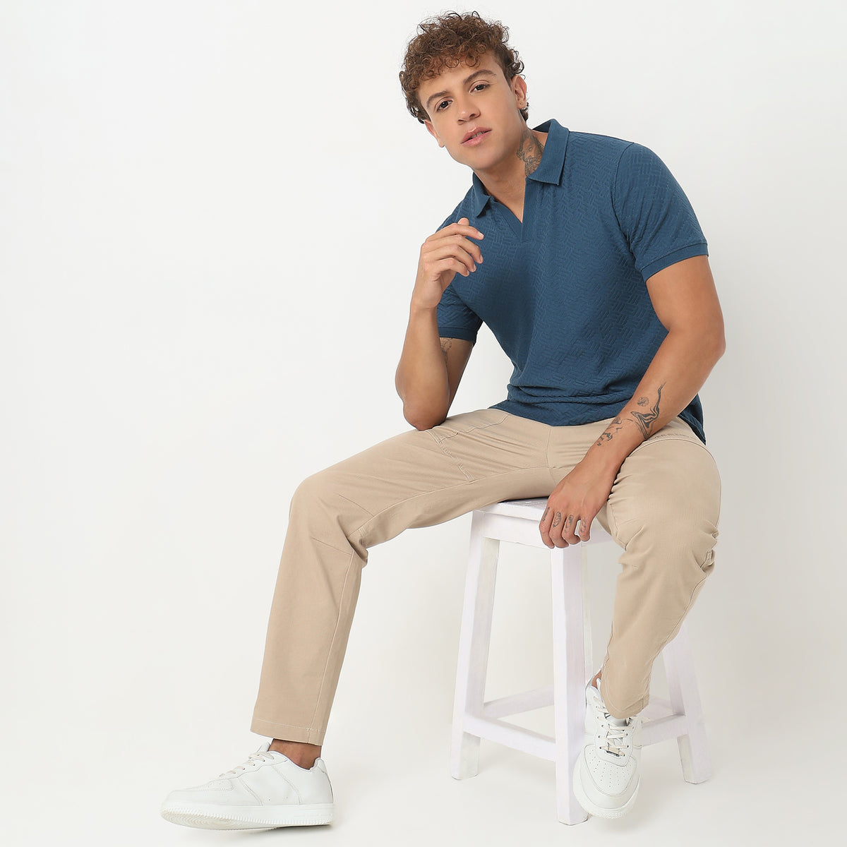 Regular Fit Structured Polo T-Shirt