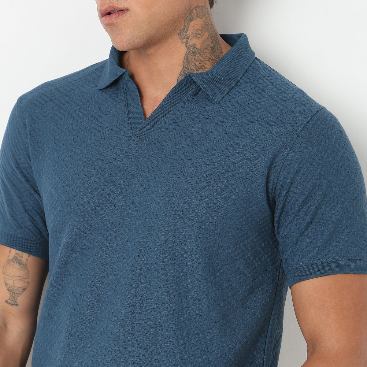 Regular Fit Structured Polo T-Shirt