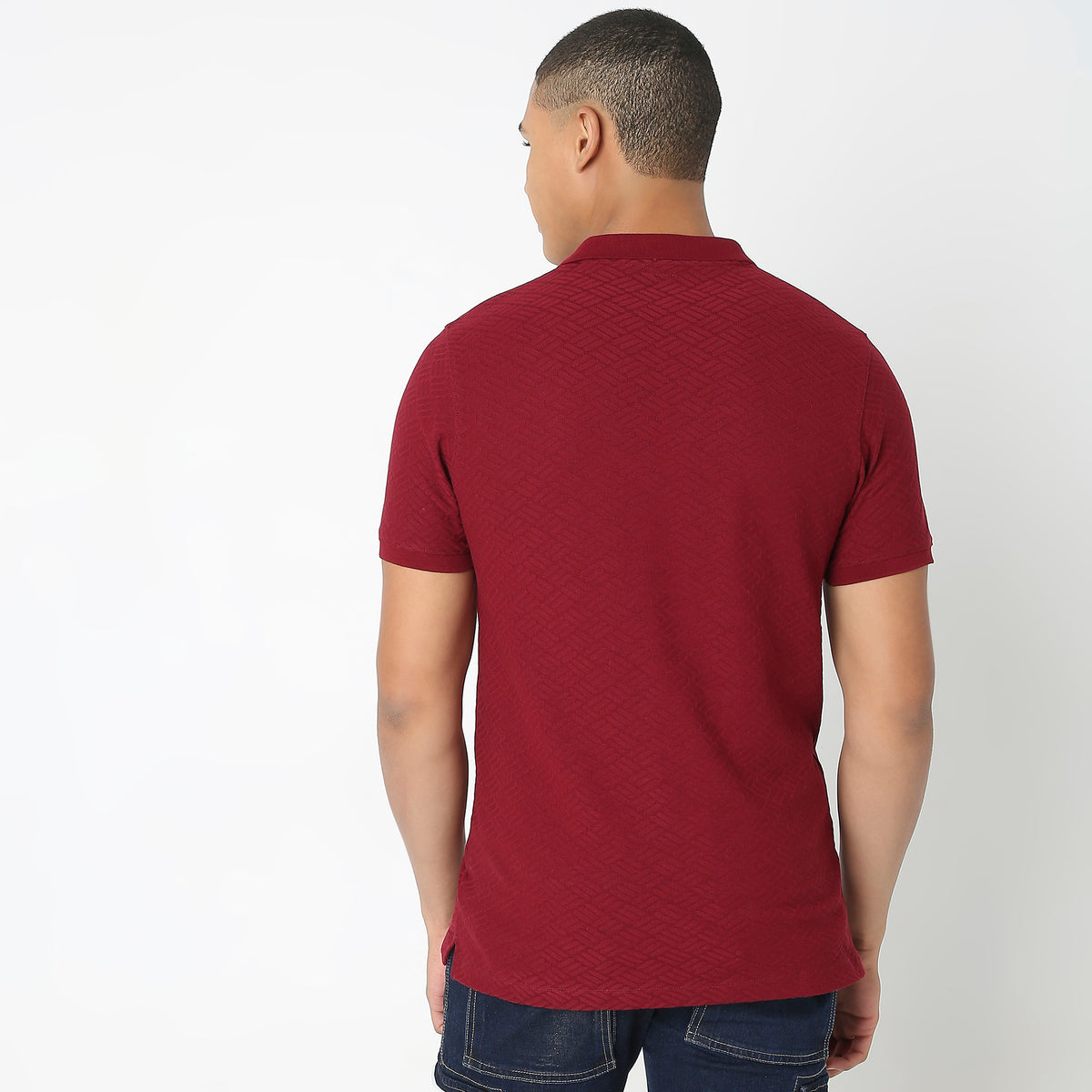 Regular Fit Structured Polo T-Shirt