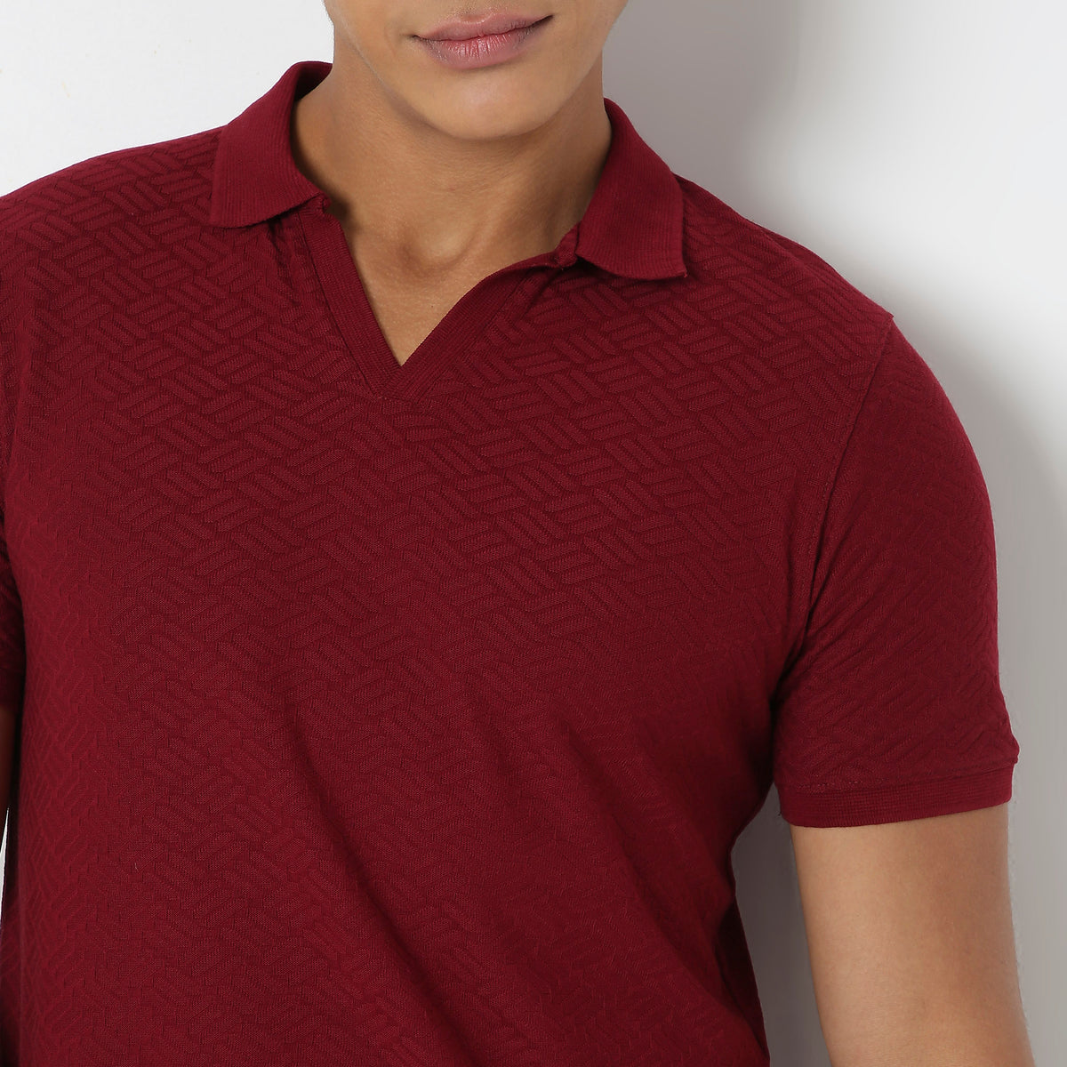 Regular Fit Structured Polo T-Shirt