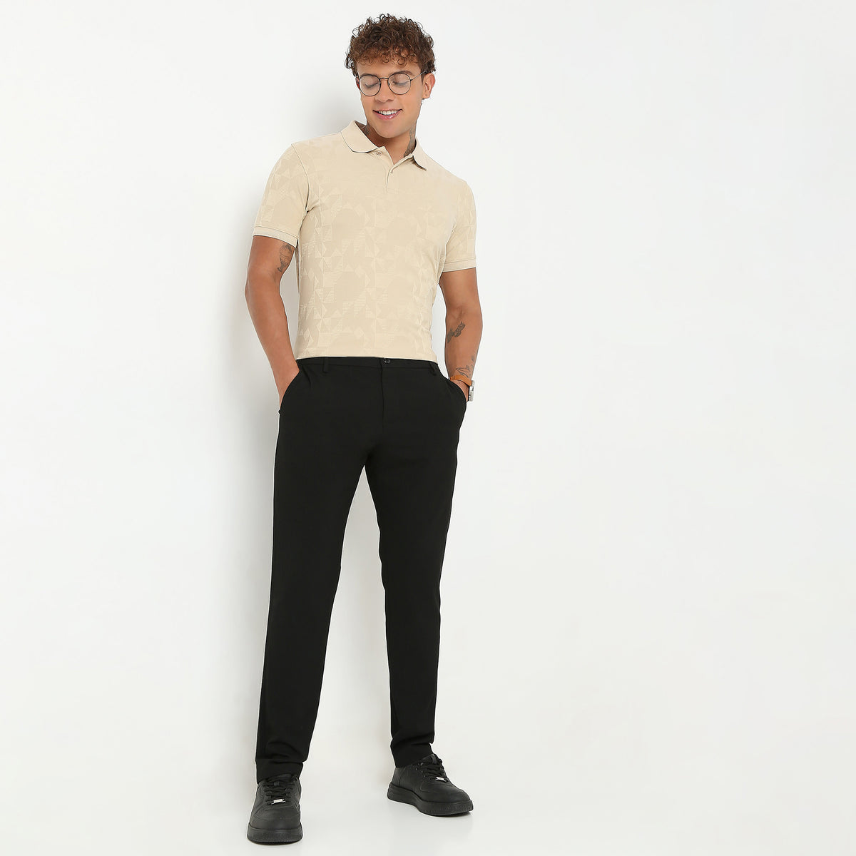 Regular Fit Structured Polo T-Shirt