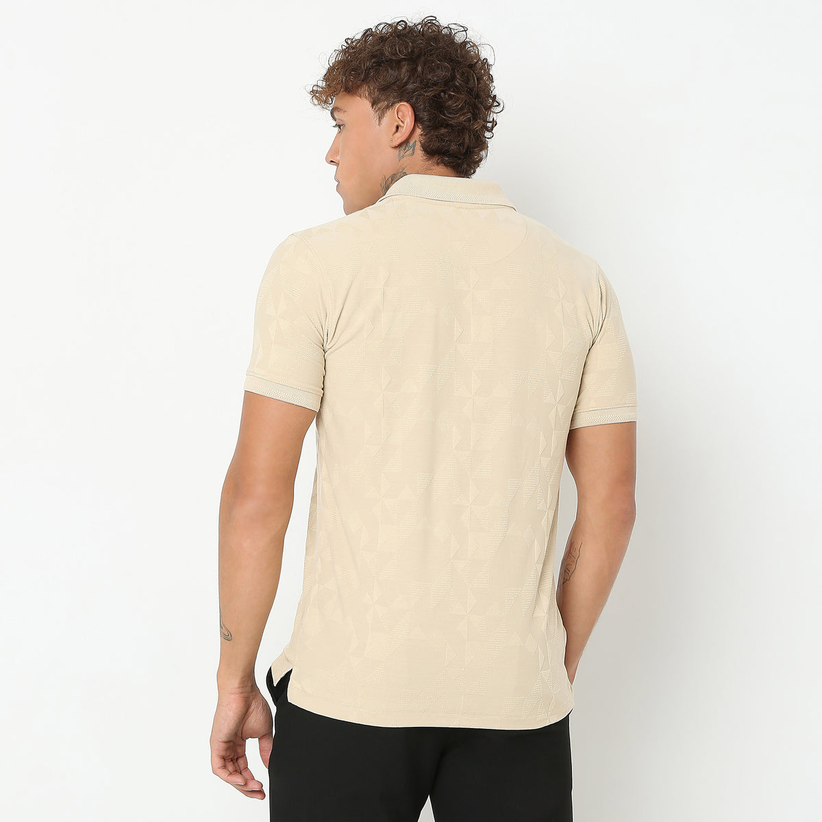 Regular Fit Structured Polo T-Shirt