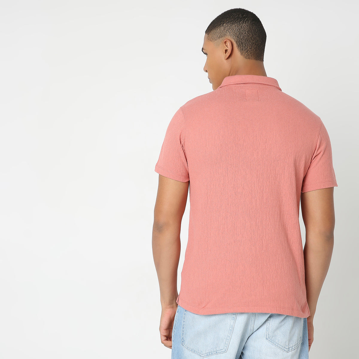 Regular Fit Structured Polo T-Shirt