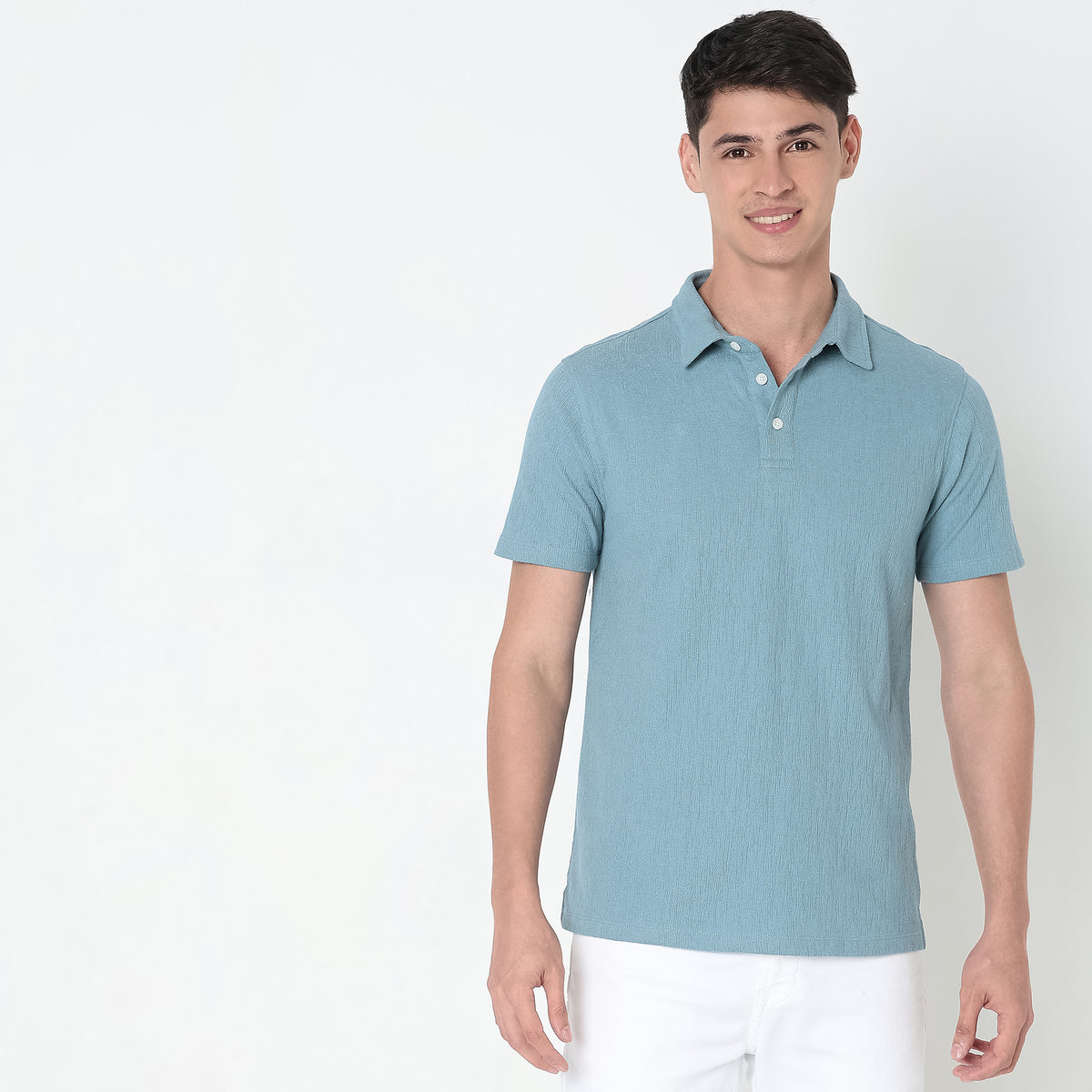 Regular Fit Structured Polo T-Shirt