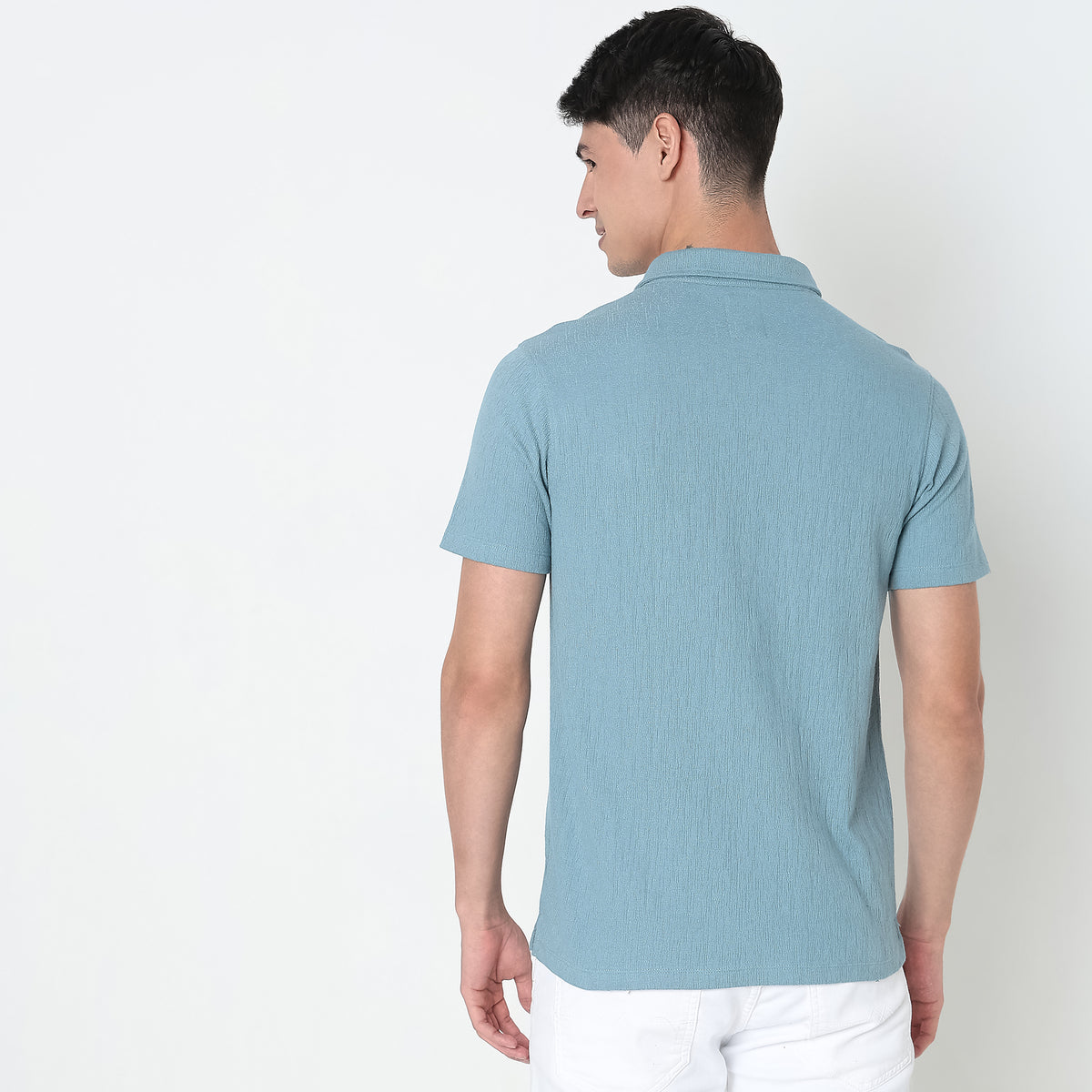 Regular Fit Structured Polo T-Shirt