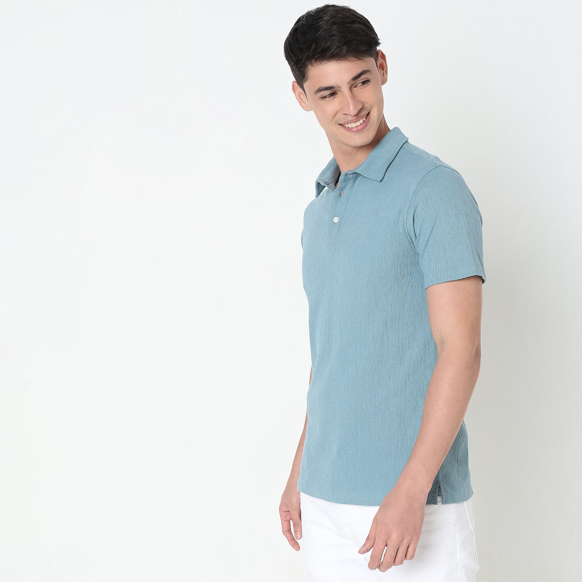 Regular Fit Structured Polo T-Shirt