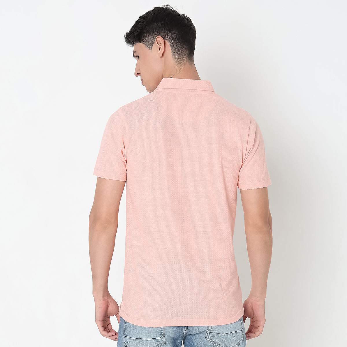 Regular Fit Structured Polo T-Shirt