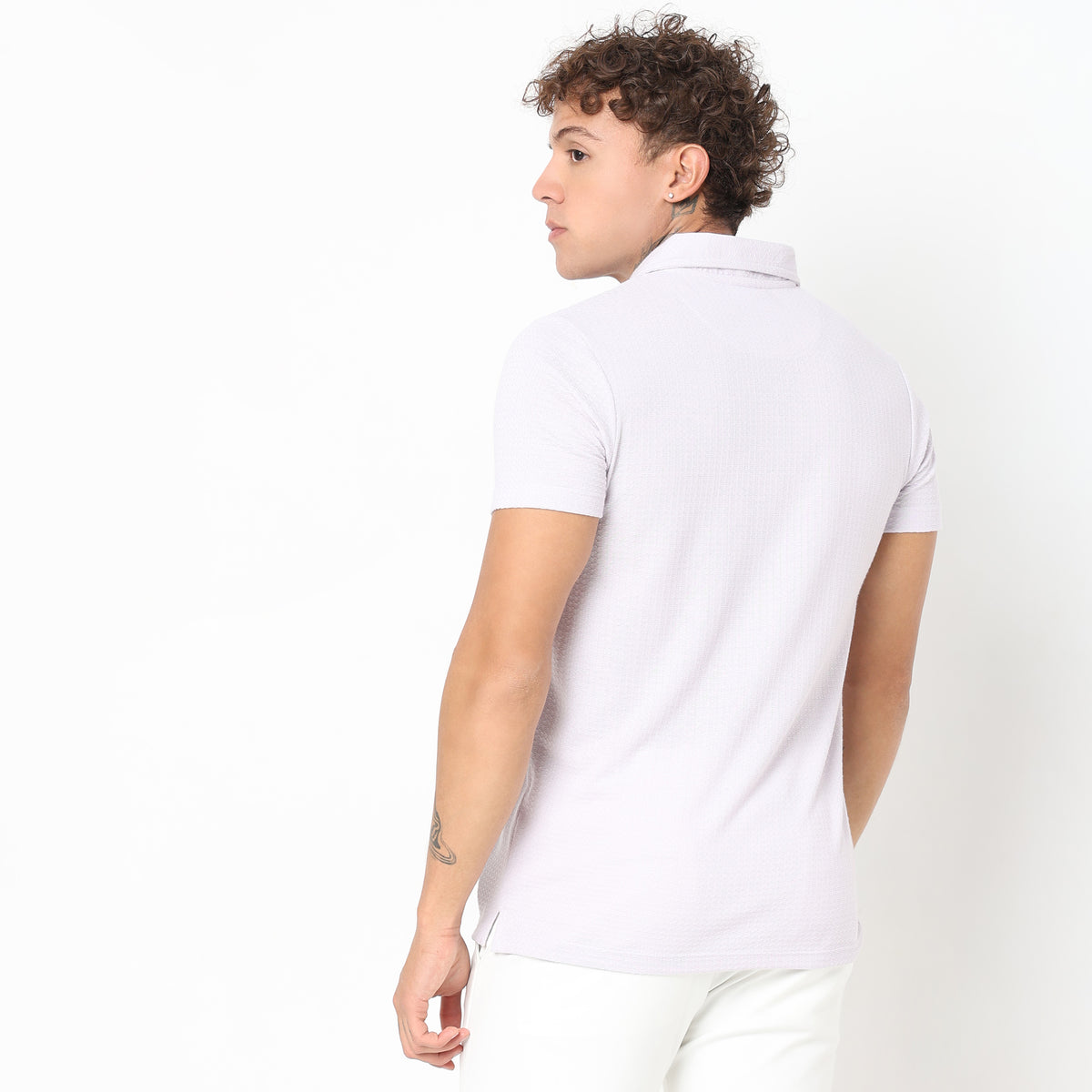 Regular Fit Structured Polo T-Shirt