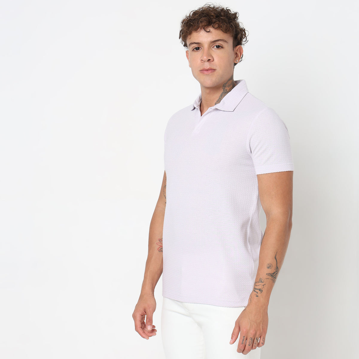 Regular Fit Structured Polo T-Shirt