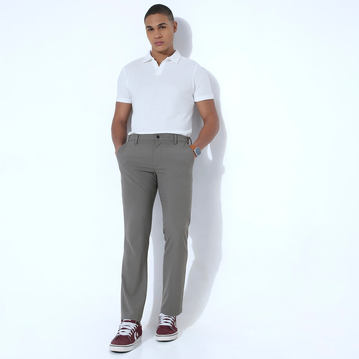 Regular Fit Structured Polo T-Shirt