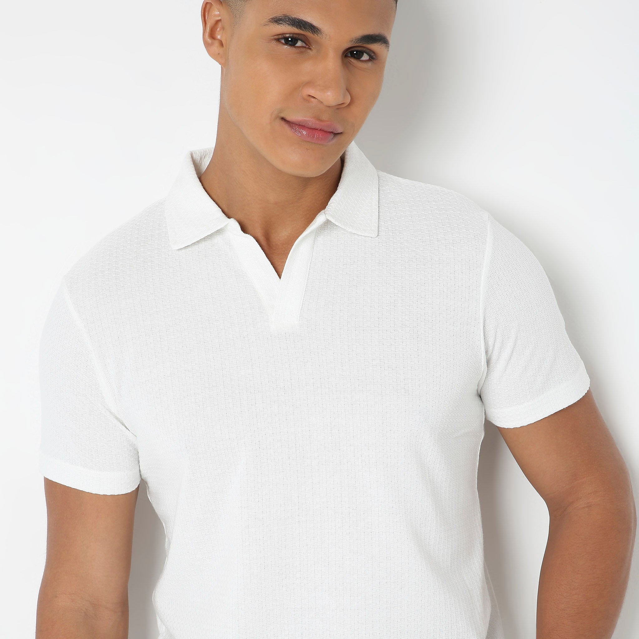 Regular Fit Structured Polo T-Shirt