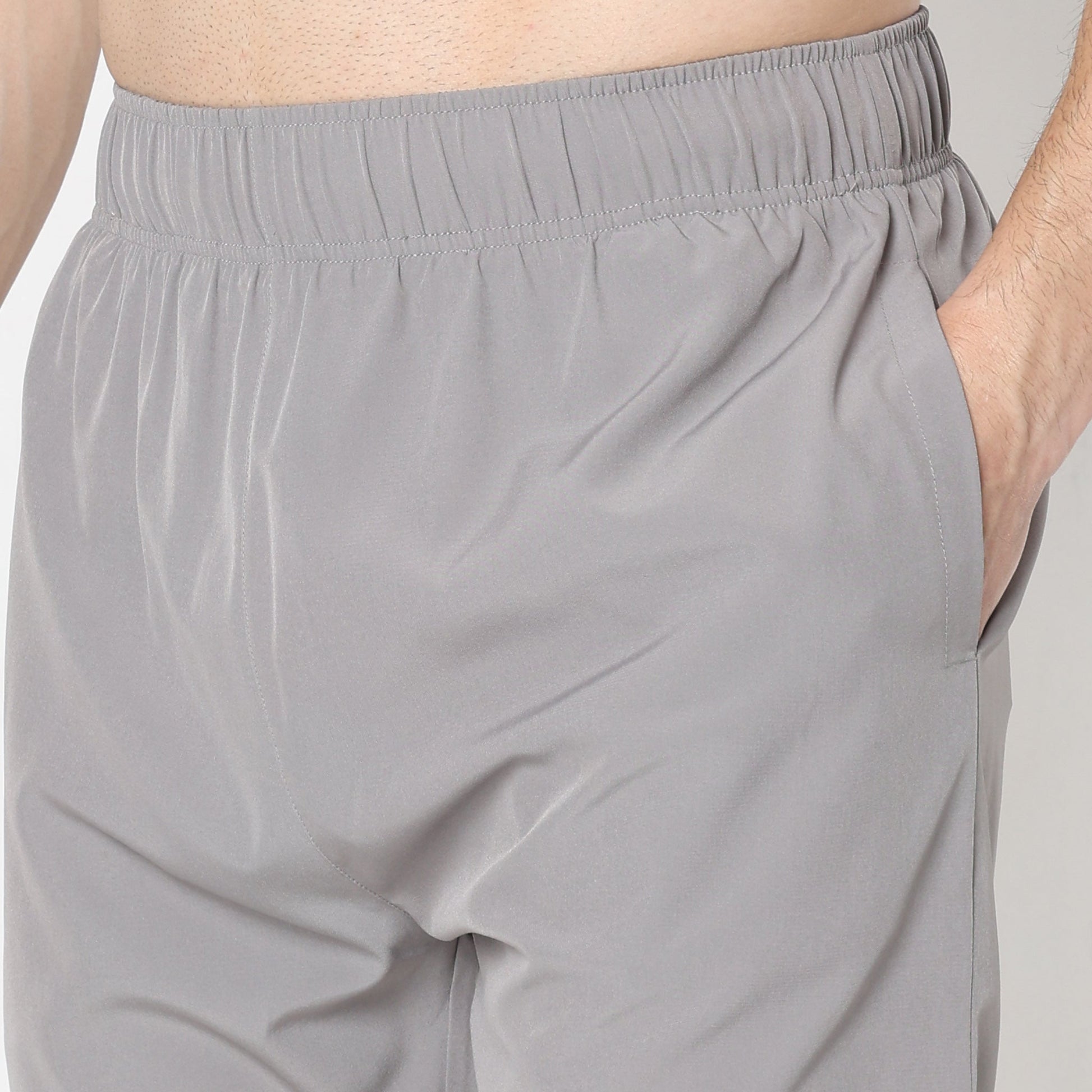 Regular Fit Solid Mid Rise Shorts