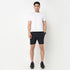 Regular Fit Solid Mid Rise Shorts