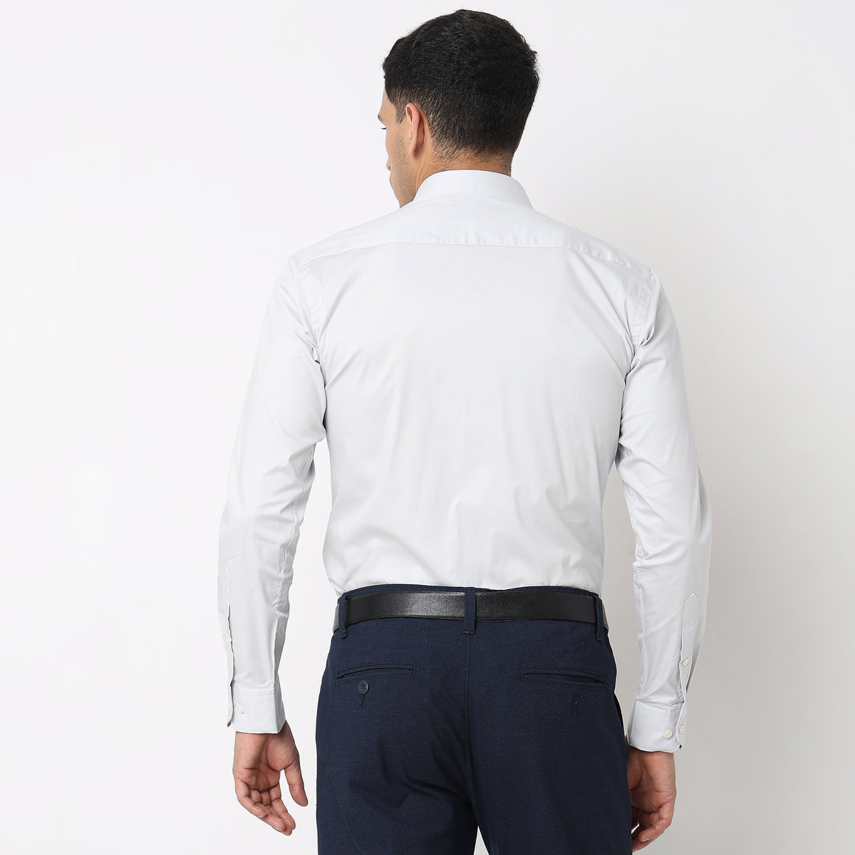 Slim Fit Solid Shirt