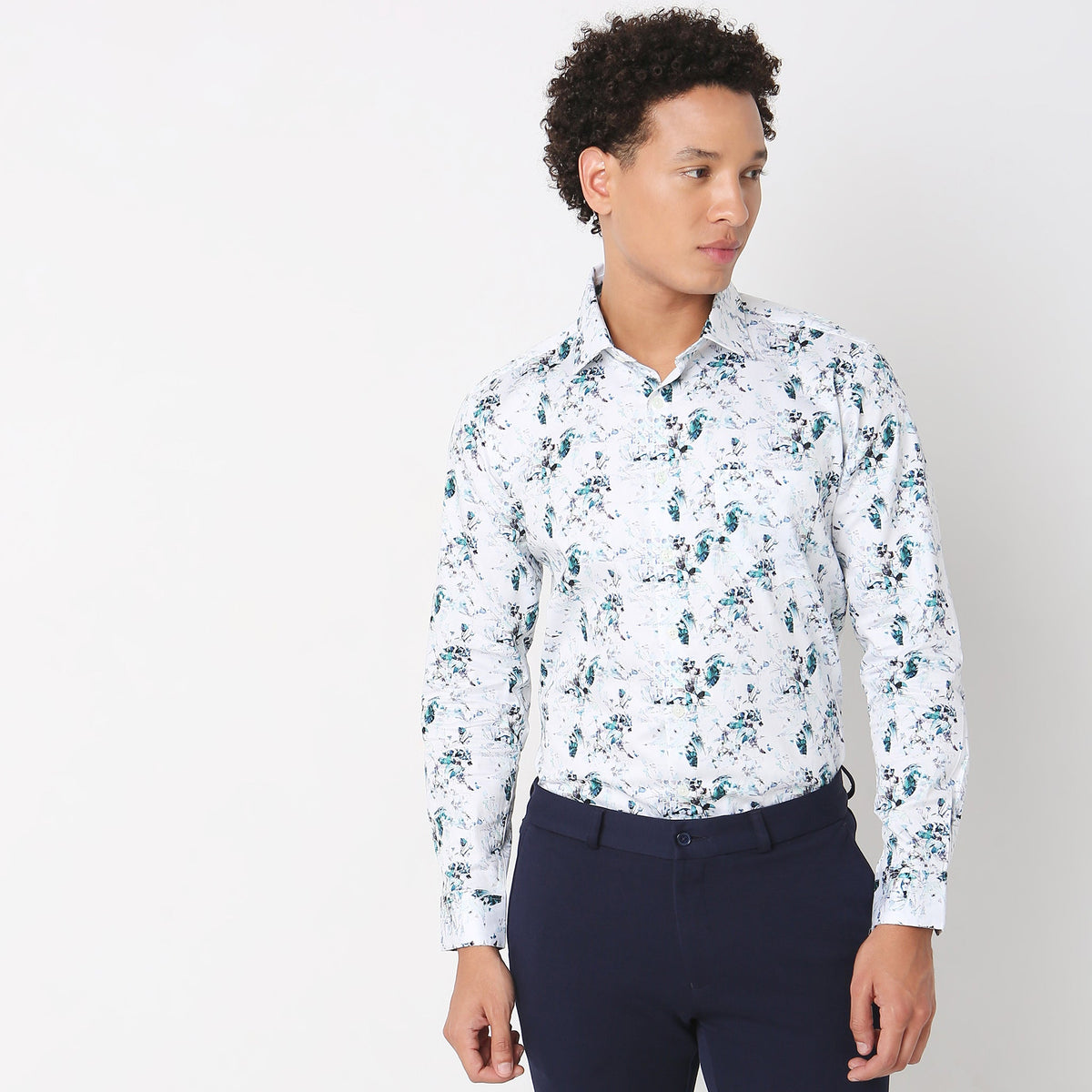 Slim Fit Printed Shirt