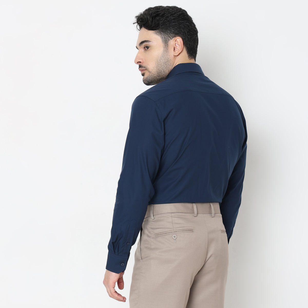 Slim Fit Solid Shirt