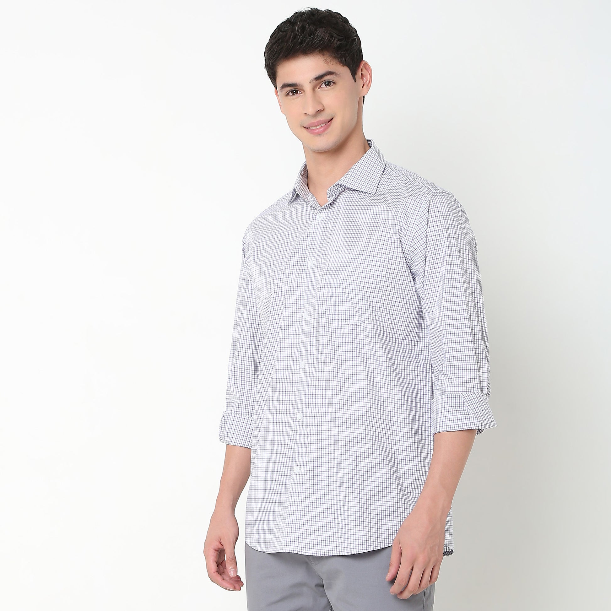 Regular Fit Checkered Shirt