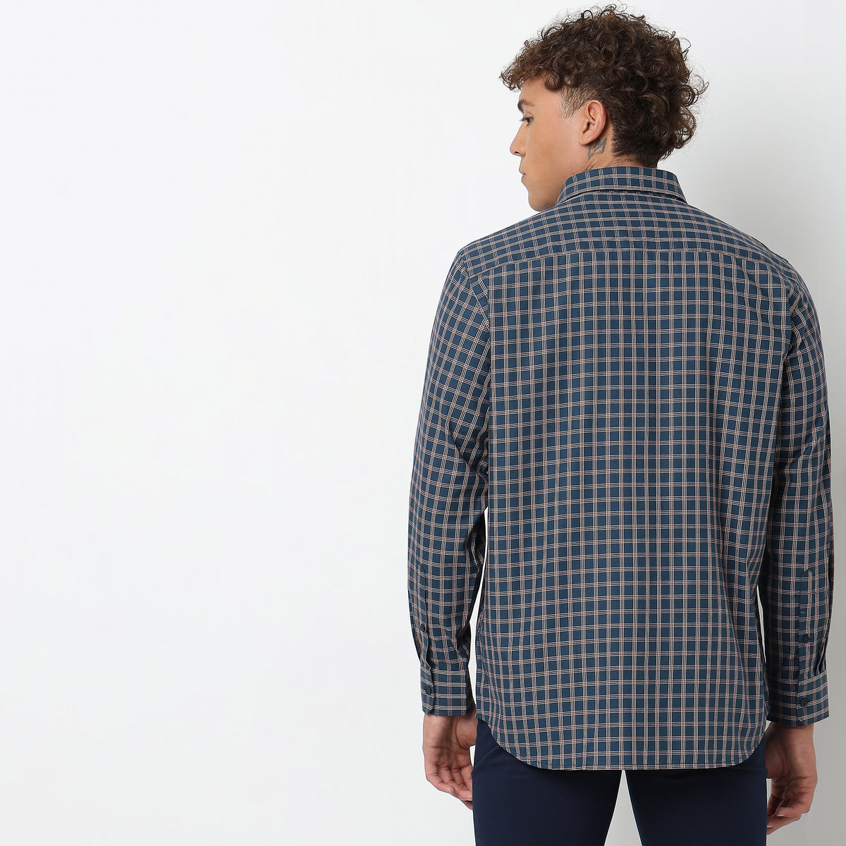 Regular Fit Checkered Shirt