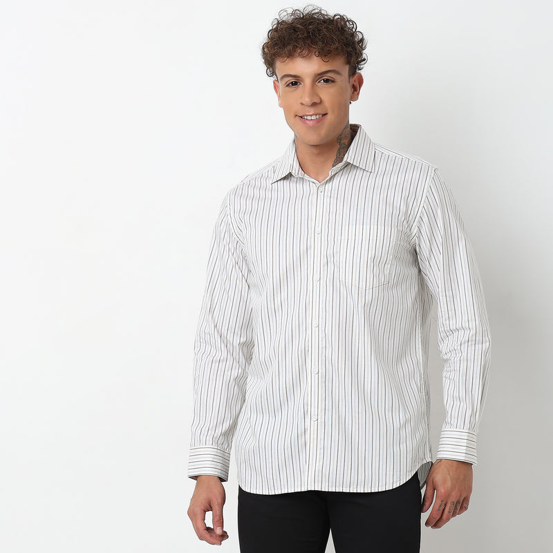 Regular Fit Striped Shirt