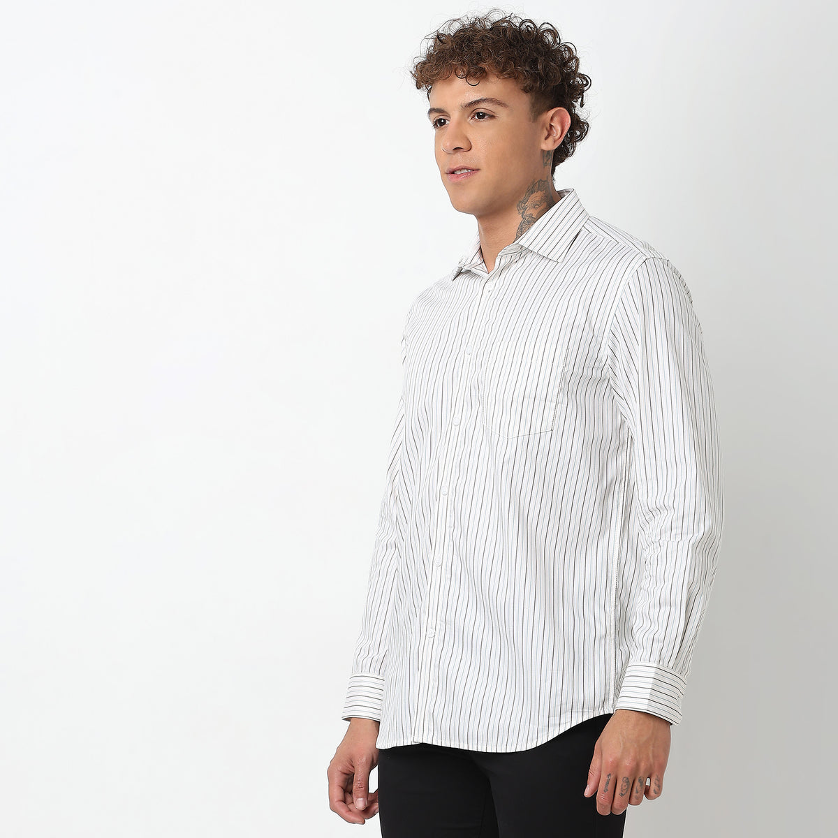 Regular Fit Striped Shirt