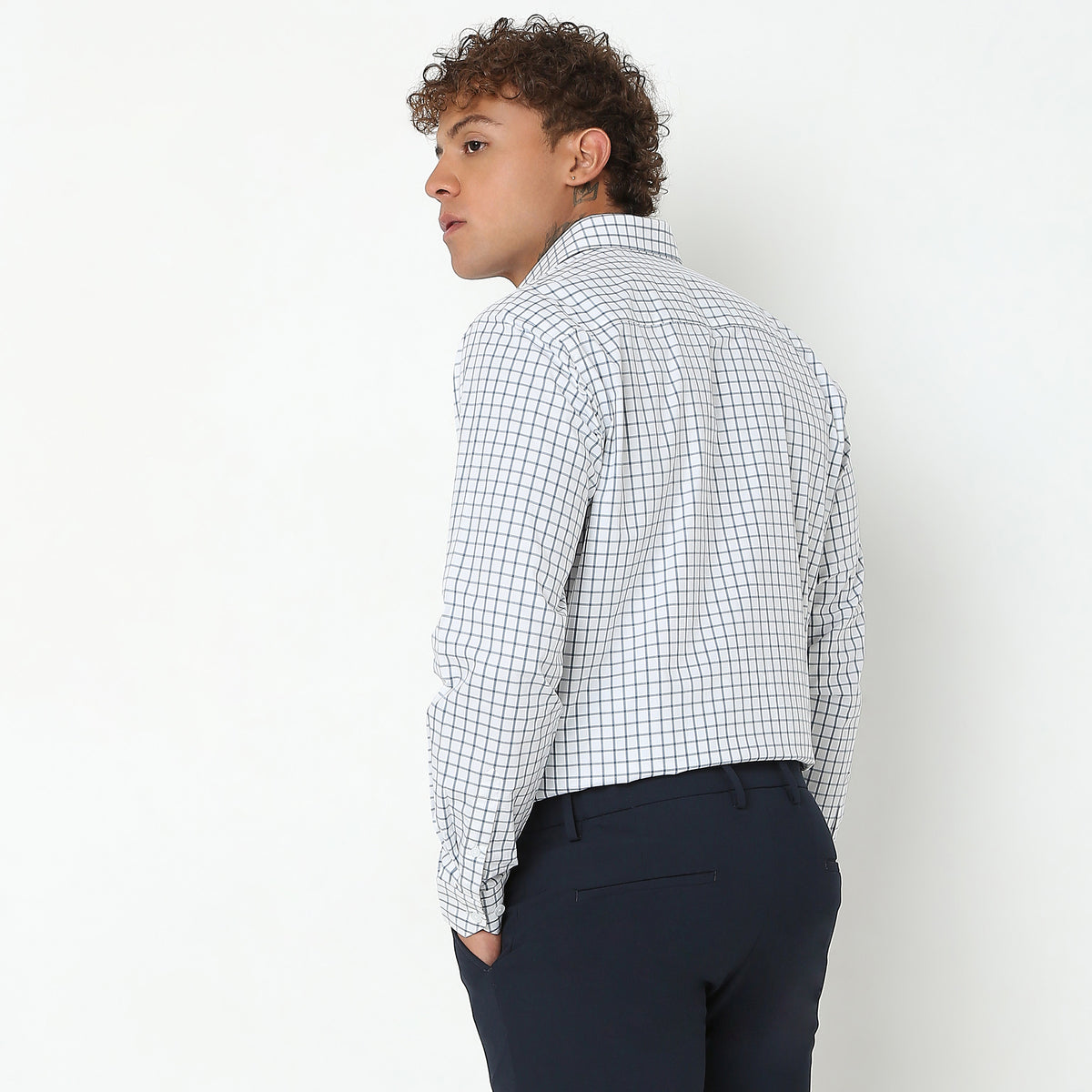 Regular Fit Checkered Shirt