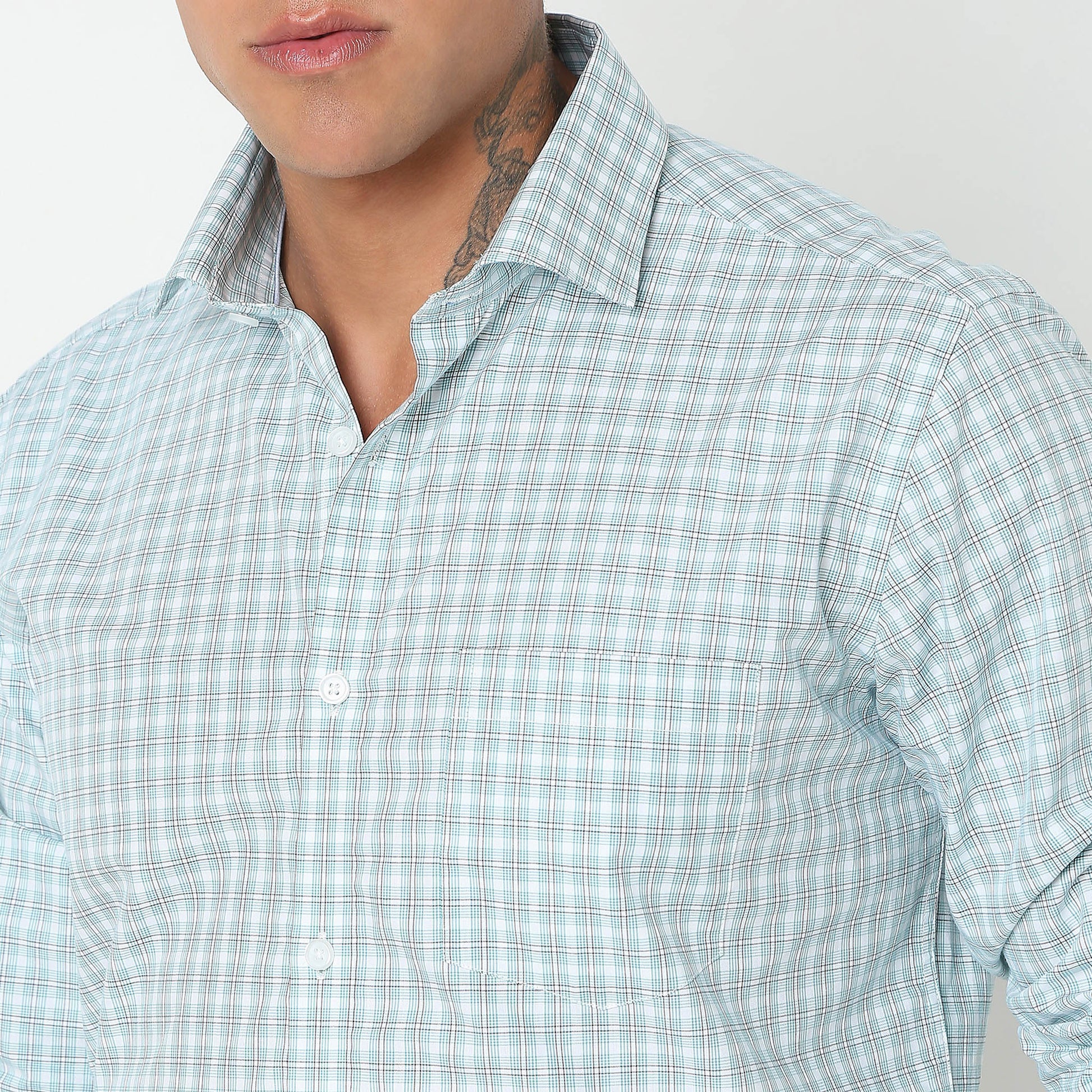 Regular Fit Checkered Shirt