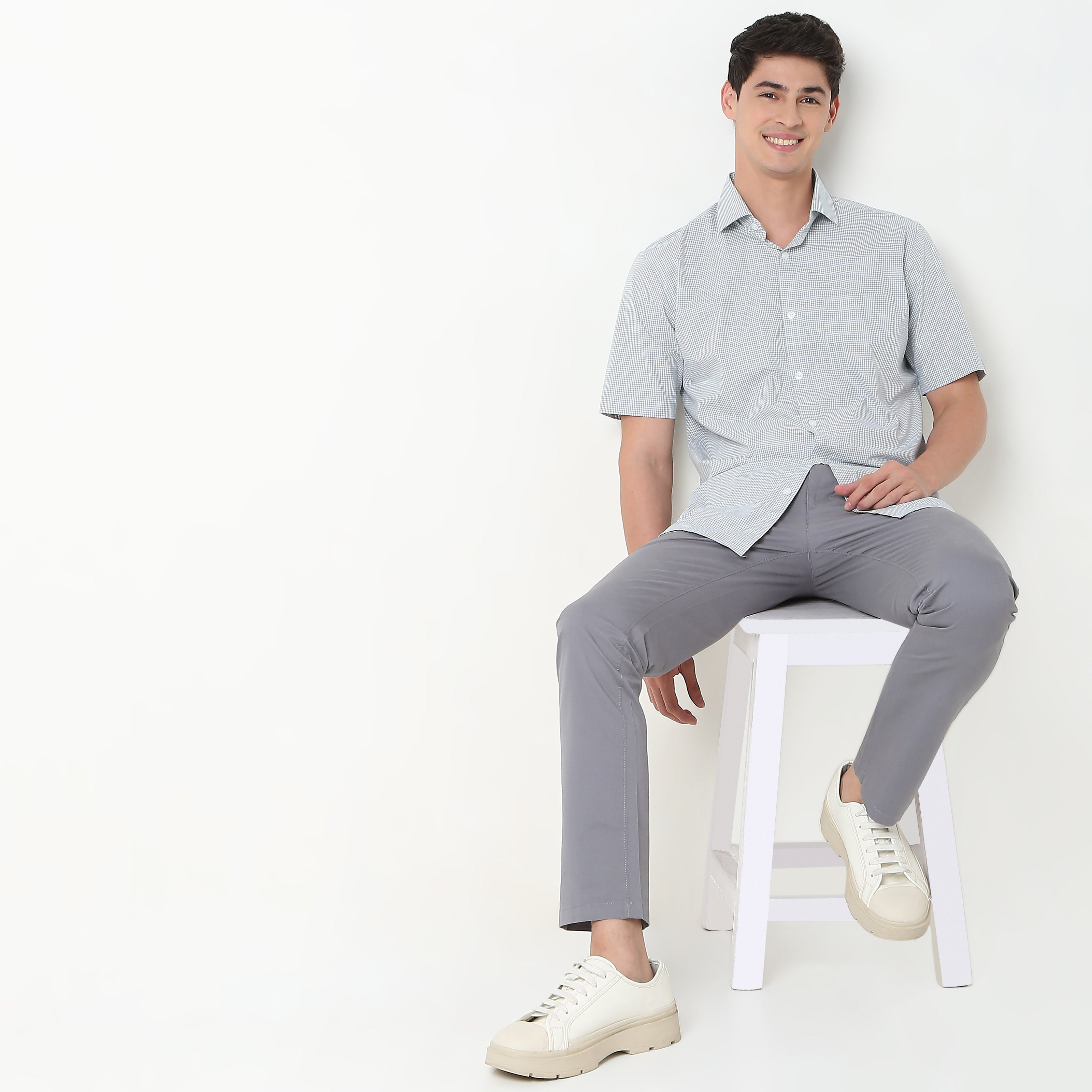 Regular Fit Checkered Shirt