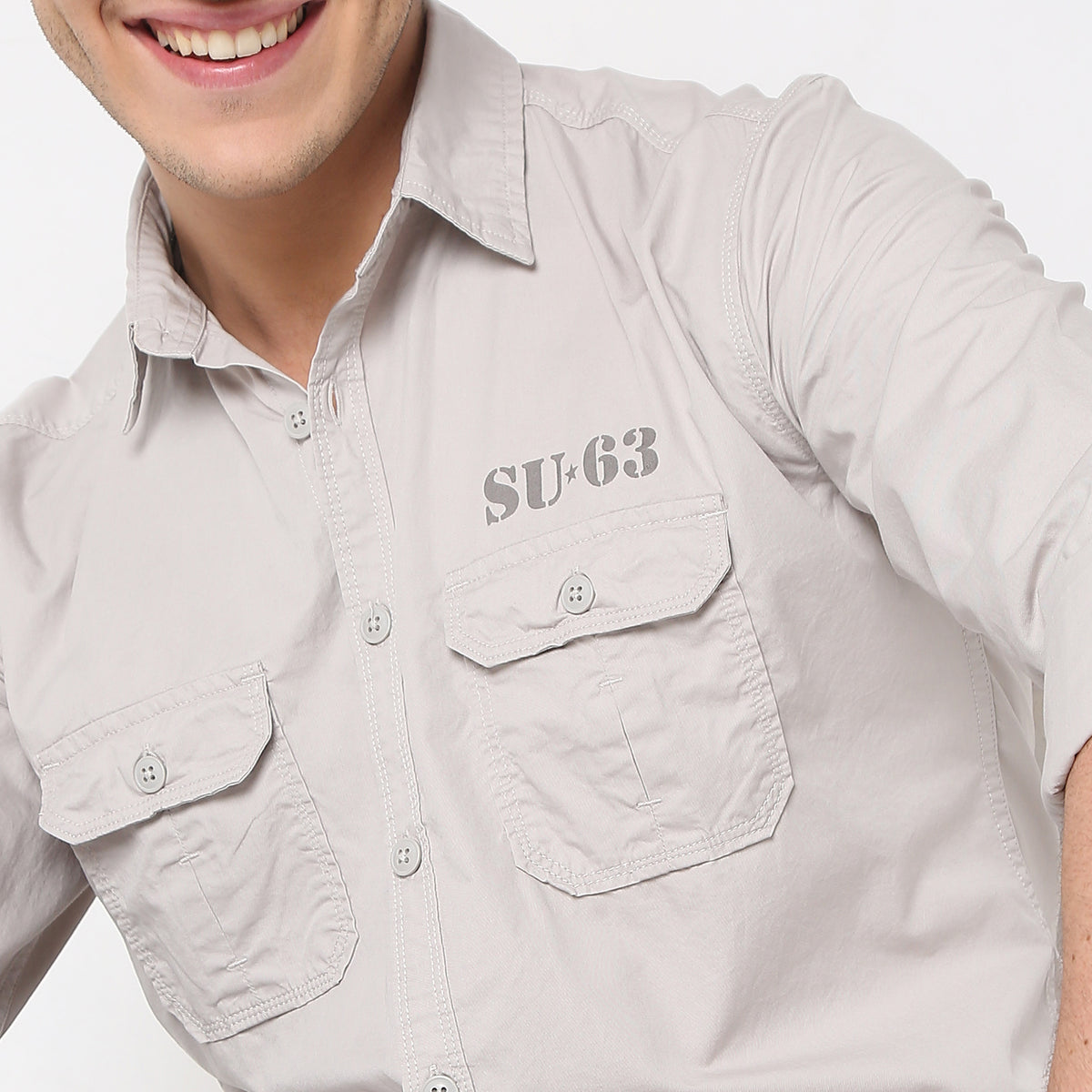 Regular Fit Solid Shirt