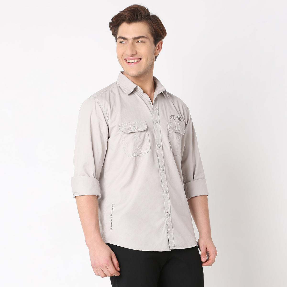 Regular Fit Solid Shirt