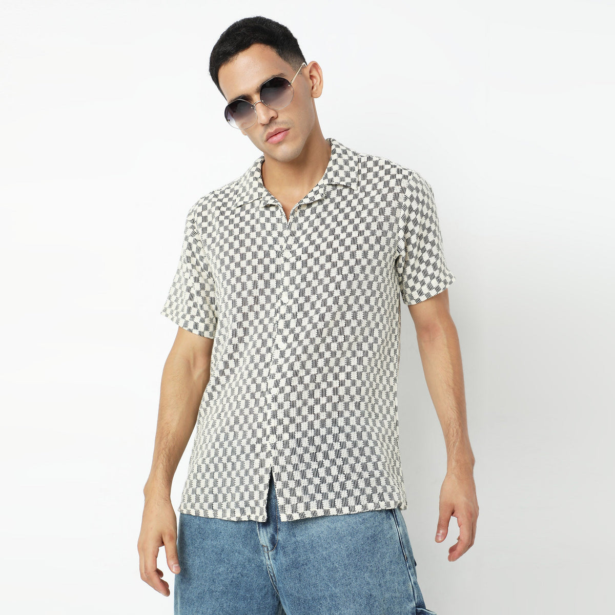 Regular Fit Structured Shirt